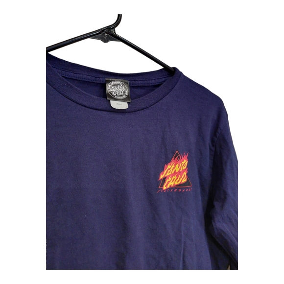 Santa Cruz Skateboards "Not a Dot" Flame Tee - Picture 4 of 5
